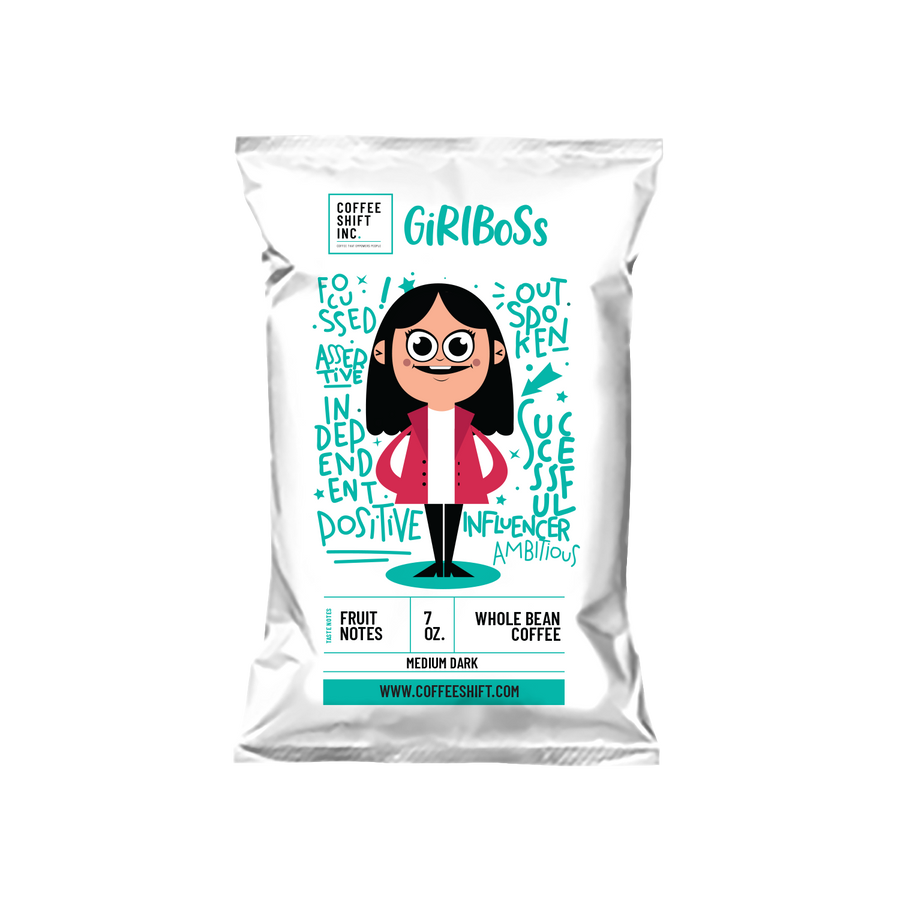 Girl online boss coffee